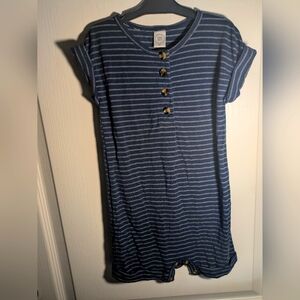 Lou Lou & Company Navy Hank Romper 2T